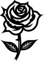 rose, noir et blanc vecteur illustration