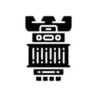 lentille caméra glyphe icône. vecteur icône pour votre site Internet, mobile, présentation, et logo conception.