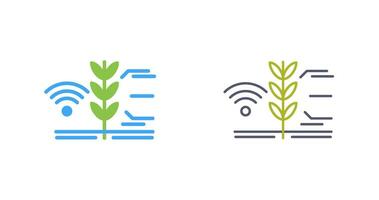 icône de vecteur de ferme intelligente