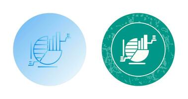 icône de vecteur de graphique à secteurs