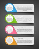 modèle d'infographie illustration vectorielle d'affaires vecteur