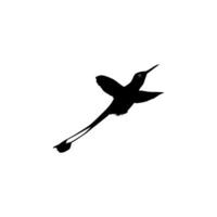 en volant colibri silhouette, pouvez utilisation art illustration, site Internet, logo gramme, pictogramme ou graphique conception élément. vecteur illustration