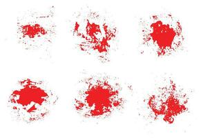 rouge sanglant éclabousser place et saignement peindre vecteur