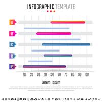 Modèle de conception d&#39;infographie vecteur