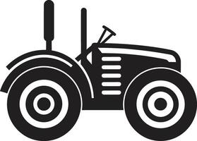 antique tracteur esquisser dans vecteur rural tracteur illustration dans noir