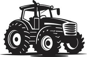 rustique tracteur ouvrages d'art dans vecteur noir et blanc tracteur logo