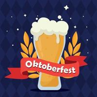 festival international de la bière de munich oktoberfest, fond publicitaire vecteur