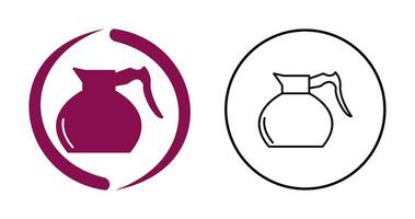 icône de vecteur de pot de café