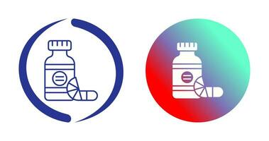 icône de vecteur de vitamines