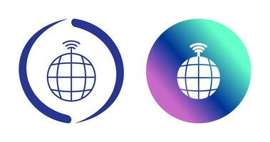 icône de vecteur de signaux mondiaux