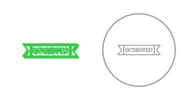 icône de vecteur de bannière oktoberfest