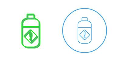 icône de vecteur de bouteille de pesticide