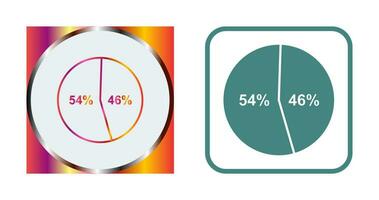 icône de vecteur de statistiques de candidat