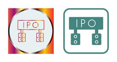 icône de vecteur d'ipo