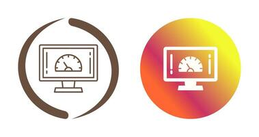 icône de vecteur de test de vitesse