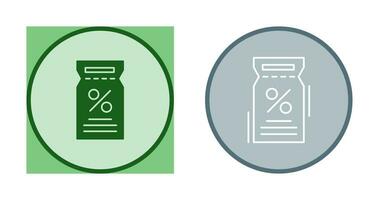 icône de vecteur de bon de réduction