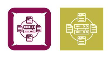 icône de vecteur de serveur