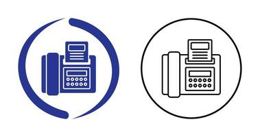icône de vecteur de télécopie