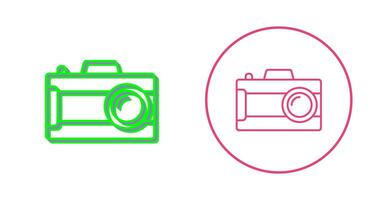 icône de vecteur d'appareil photo numérique