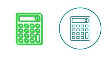 icône de vecteur de calculatrice