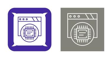 icône de vecteur de processeur
