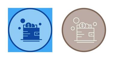 icône de vecteur de portefeuille