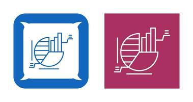 icône de vecteur de graphique à secteurs