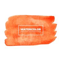 Fond aquarelle orange vecteur