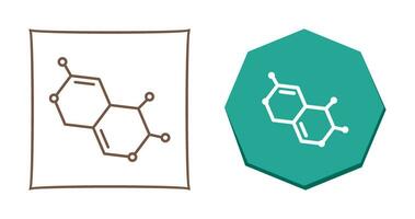 icône de vecteur de molécule