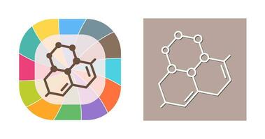icône de vecteur de molécule