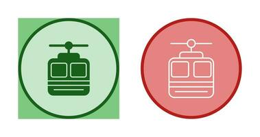icône de vecteur de téléphérique