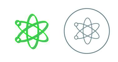 icône de vecteur d & # 39; atome