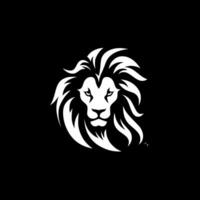 lion, noir et blanc vecteur illustration