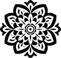 mandala - minimaliste et plat logo - vecteur illustration