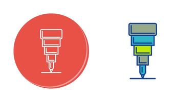 icône de vecteur de stylo à pointe fine