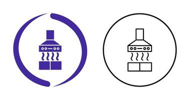 icône de vecteur de hotte aspirante