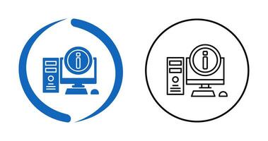 icône de vecteur d & # 39; ordinateur