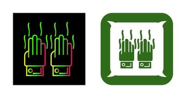 icône de vecteur de mains malodorantes