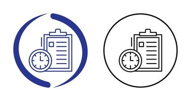 icône de vecteur de gestion du temps