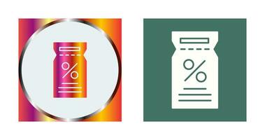 icône de vecteur de bon de réduction