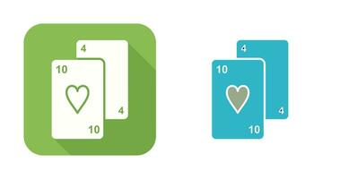 icône de vecteur de cartes à jouer