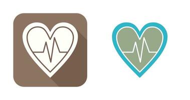 icône de vecteur de cardiogramme