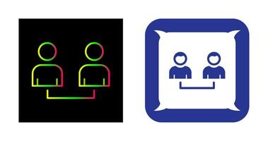 icône de vecteur d'utilisateurs connectés