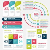 Modèle de conception infographie vecteur