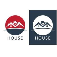 logo de la maison et image vectorielle de symbole vecteur