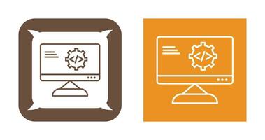 icône de vecteur d'optimisation de code unique