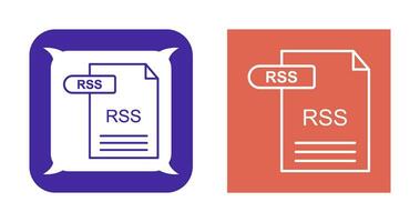 icône de vecteur rss