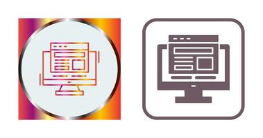 icône de vecteur de mise en page adaptative