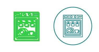icône de vecteur de lave-vaisselle