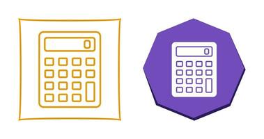 icône de vecteur de calculatrice